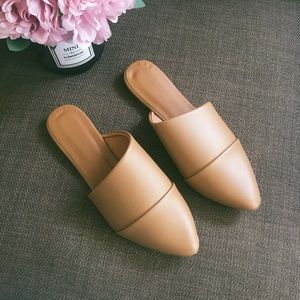 Tan Mules